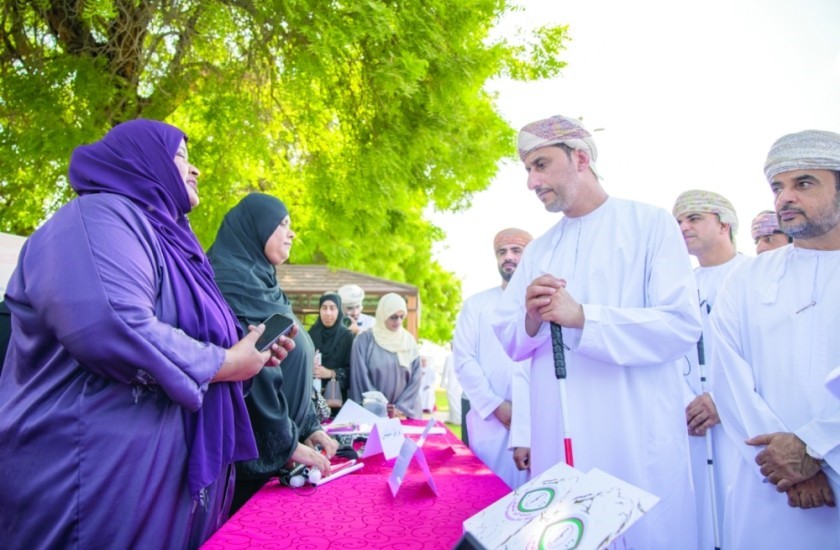 Oman's first walkway for the blind launched in Al Batinah North